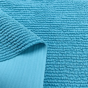 Bubble jacquard nylon swim fabric 330gsm MOQ 5m